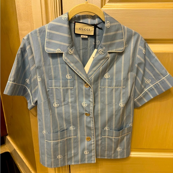 Authentic New With Tags Gucci Button Down Shirt - Picture 1 of 5